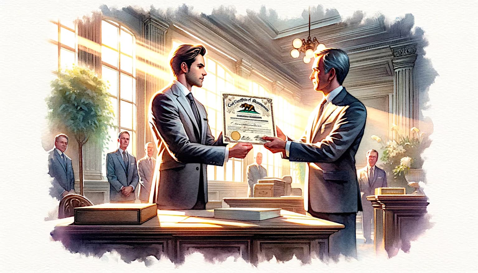 California Temporary Certificate of Occupancy being issued to a property owner